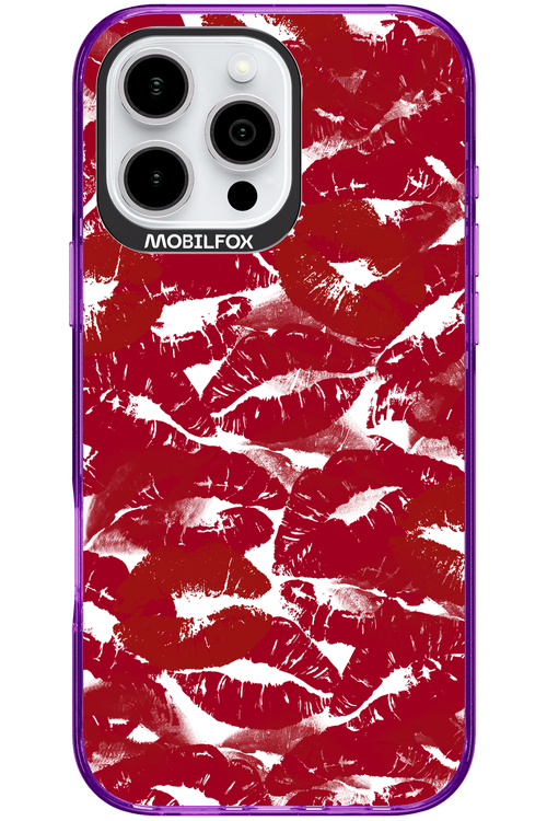 Burgundy and Kiss 2.0 - Apple iPhone 16 Pro Max