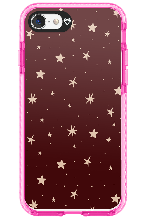 Burgundy Stars - Apple iPhone SE 2020