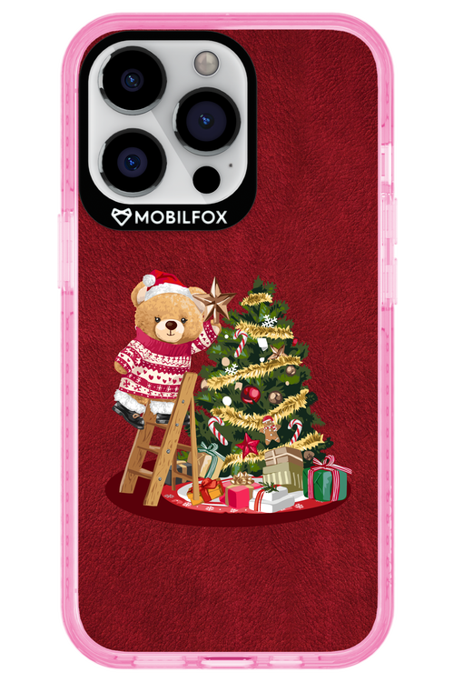 Christmas Bear (Burgundy) - Apple iPhone 13 Pro