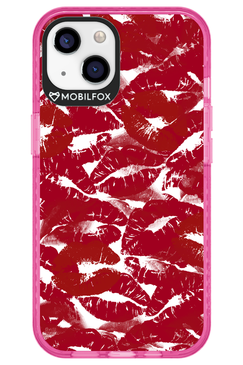 Burgundy and Kiss 2.0 - Apple iPhone 13