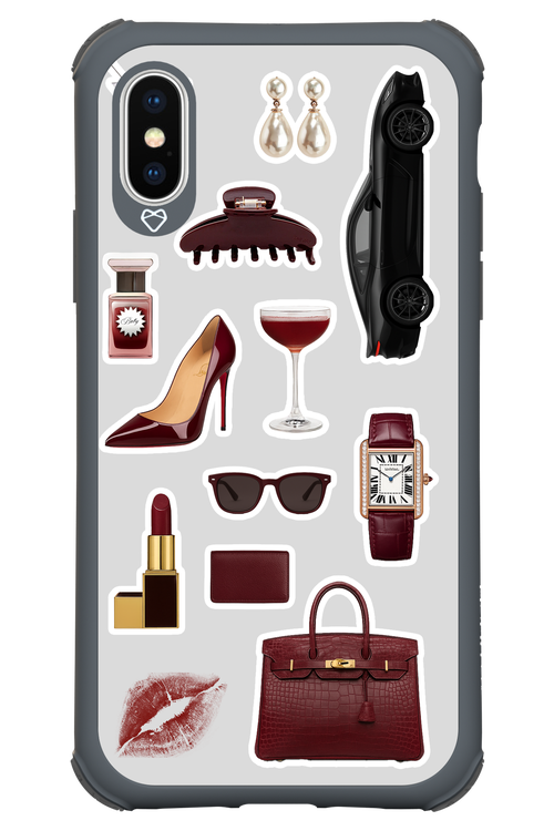 Classy Burgundy - Apple iPhone X