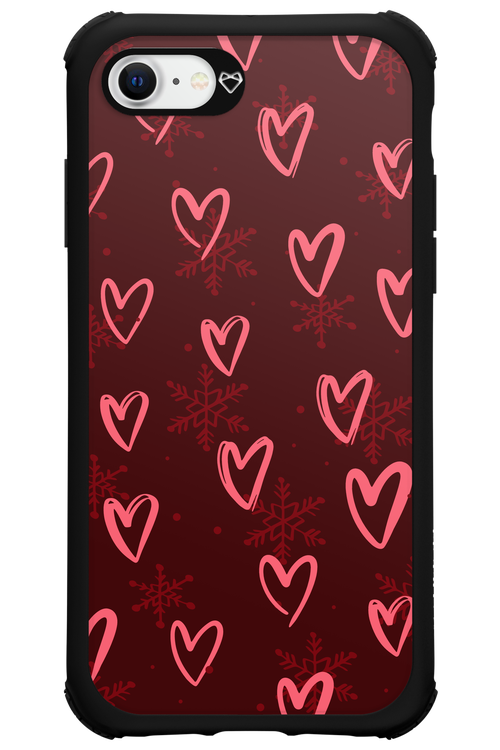 Christmas Hearts - Apple iPhone SE 2022