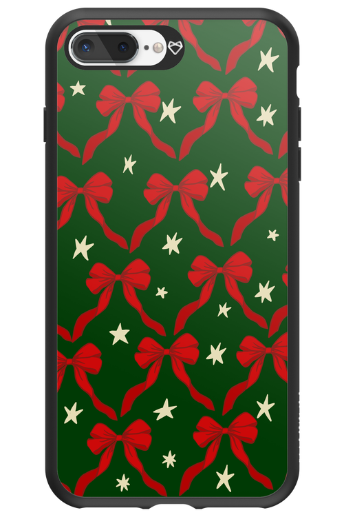 Bow & Stars (Green) - Apple iPhone 8 Plus