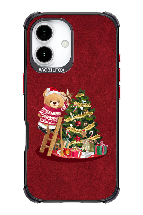 Christmas Bear (Burgundy) - Apple iPhone 17