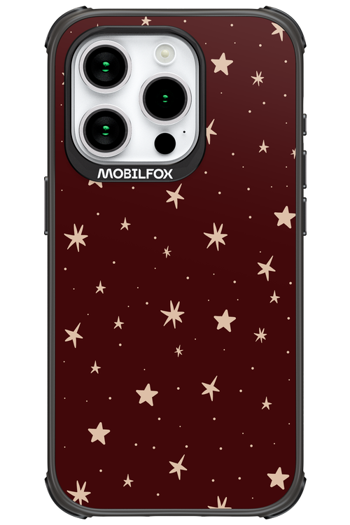 Burgundy Stars - Apple iPhone 15 Pro