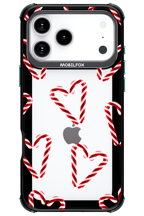Candy Cane Hearts - Apple iPhone 17 Pro Max