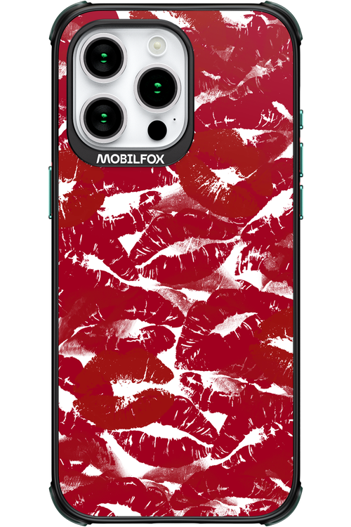Burgundy and Kiss 2.0 - Apple iPhone 15 Pro Max