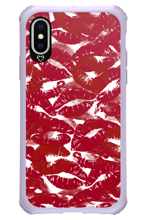 Burgundy and Kiss 2.0 - Apple iPhone XS