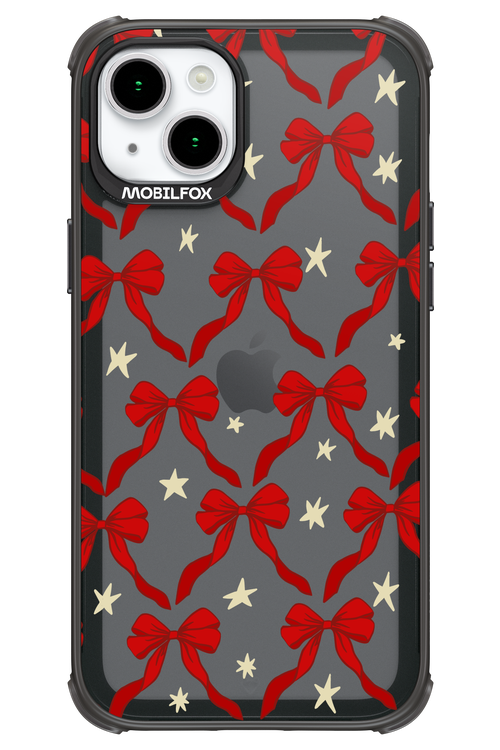Bow & Stars (Transparent) - Apple iPhone 15 Plus
