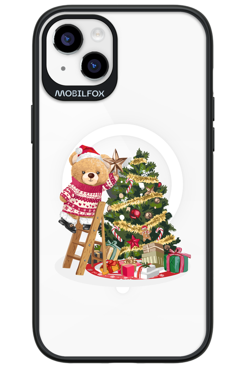Christmas Bear (Transparent) - Apple iPhone 14 Plus