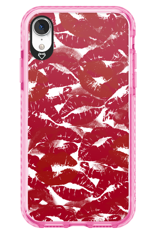 Burgundy and Kiss 2.0 - Apple iPhone XR