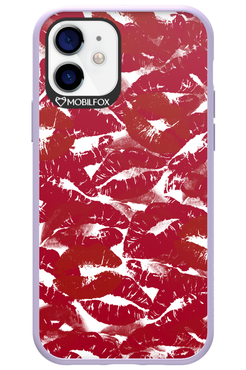 Burgundy and Kiss 2.0 - Apple iPhone 12
