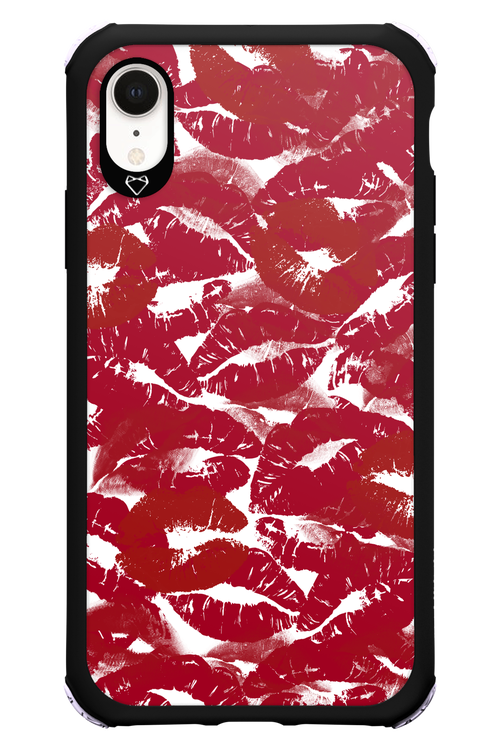 Burgundy and Kiss 2.0 - Apple iPhone XR
