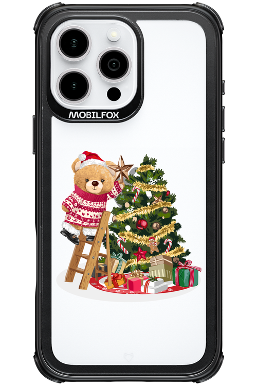 Christmas Bear (Transparent) - Apple iPhone 16 Pro Max