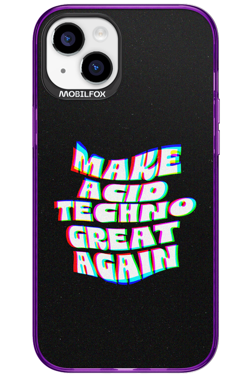Acid Techno - Apple iPhone 15 Plus