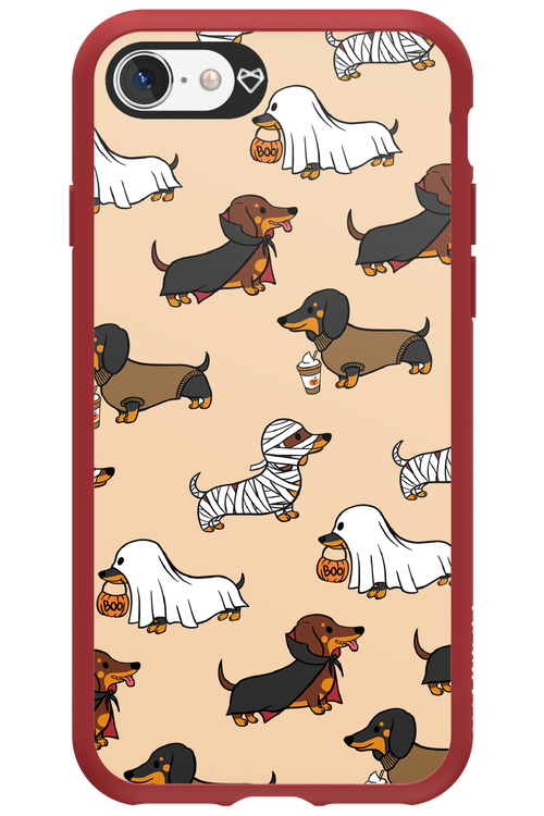 Scary Dachshund - Apple iPhone SE 2020