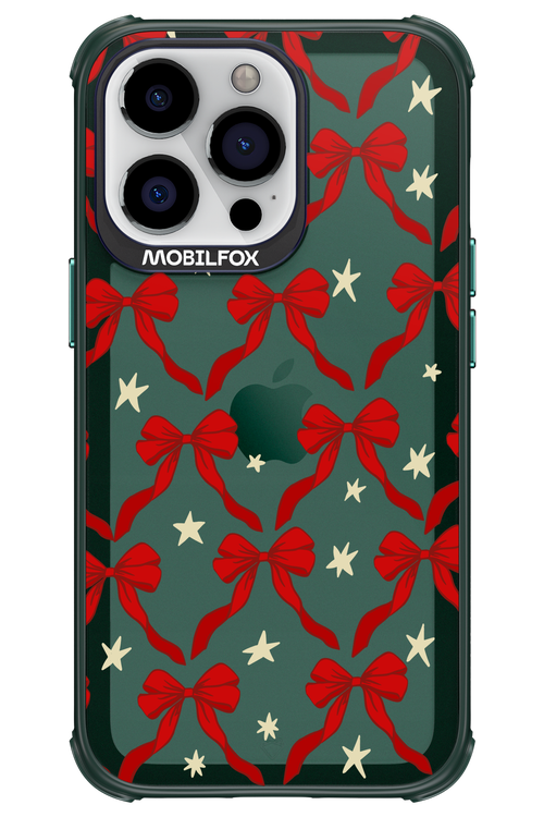 Bow & Stars (Transparent) - Apple iPhone 13 Pro