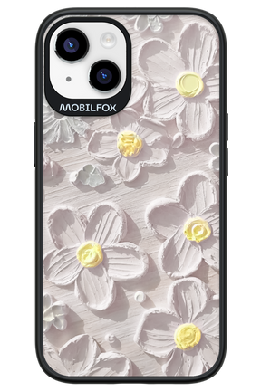 White Flowers - Apple iPhone 14