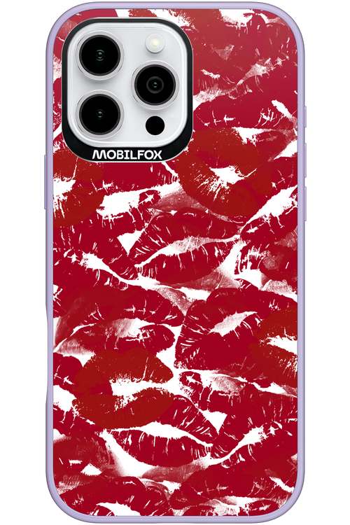 Burgundy and Kiss 2.0 - Apple iPhone 16 Pro Max