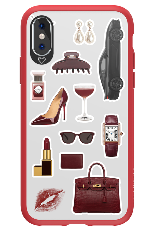 Classy Burgundy 2.0 - Apple iPhone X