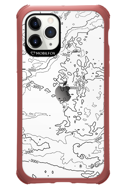 Contour Map - Apple iPhone 11 Pro