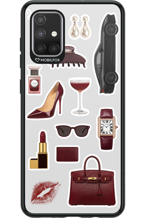 Classy Burgundy - Samsung Galaxy A71