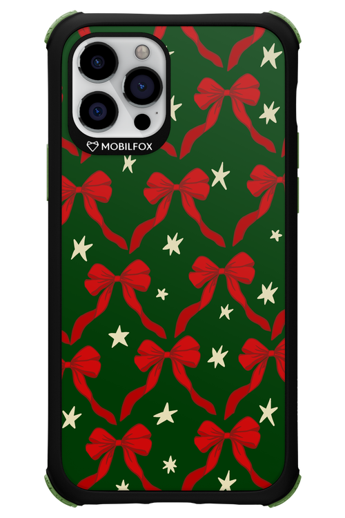 Bow & Stars (Green) - Apple iPhone 12 Pro