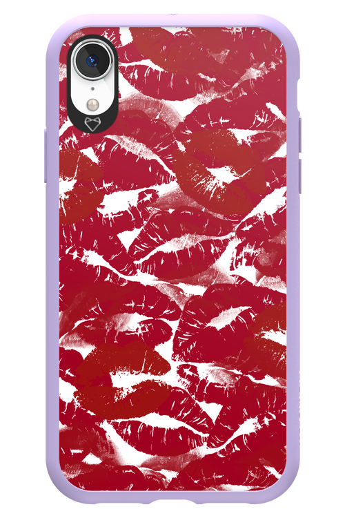 Burgundy and Kiss 2.0 - Apple iPhone XR