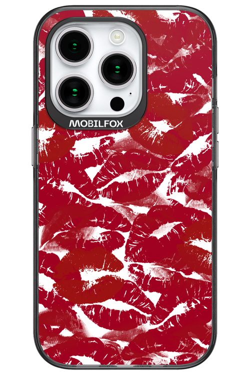 Burgundy and Kiss 2.0 - Apple iPhone 15 Pro