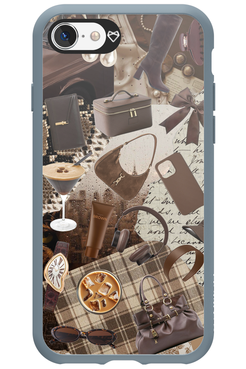 Brown Love - Apple iPhone 8