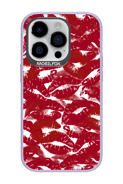 Burgundy and Kiss 2.0 - Apple iPhone 14 Pro