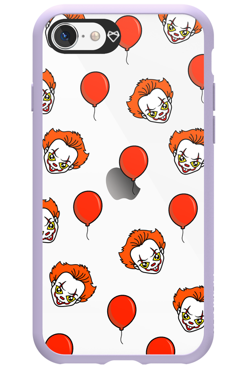 Mystery Clown (Transparent) - Apple iPhone SE 2020