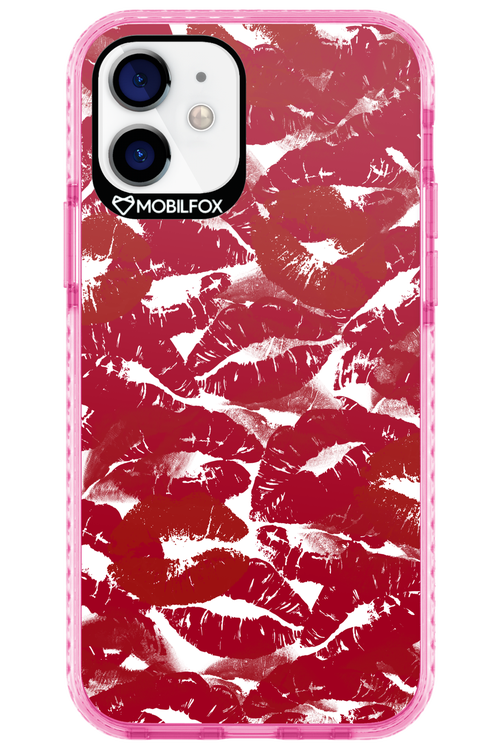 Burgundy and Kiss 2.0 - Apple iPhone 12