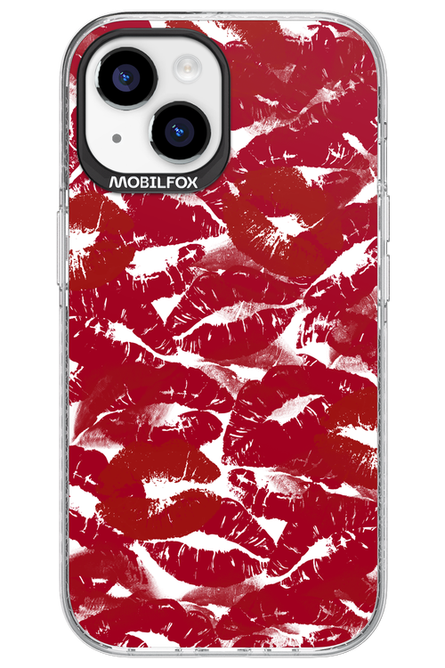 Burgundy and Kiss 2.0 - Apple iPhone 15