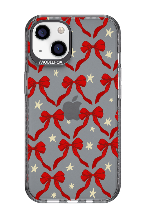 Bow & Stars (Transparent) - Apple iPhone 13