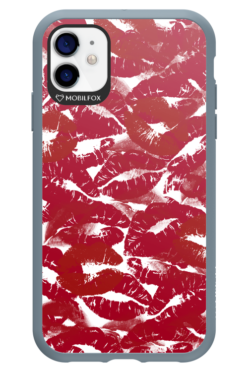 Burgundy and Kiss - Apple iPhone 11