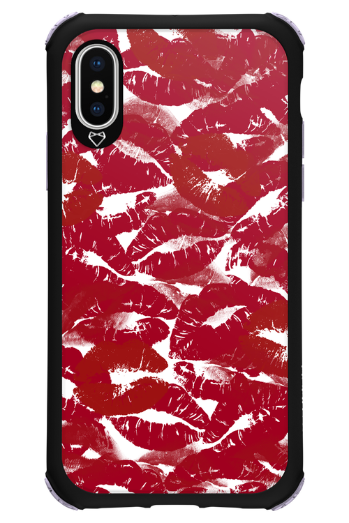 Burgundy and Kiss 2.0 - Apple iPhone X