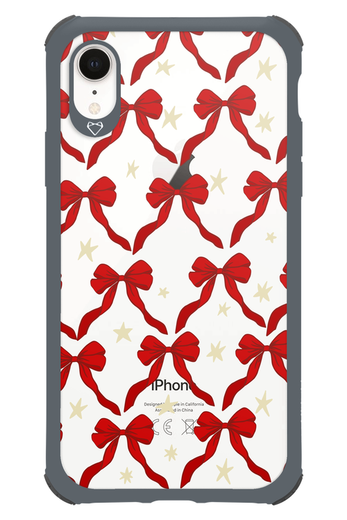 Bow & Stars (Transparent) - Apple iPhone XR