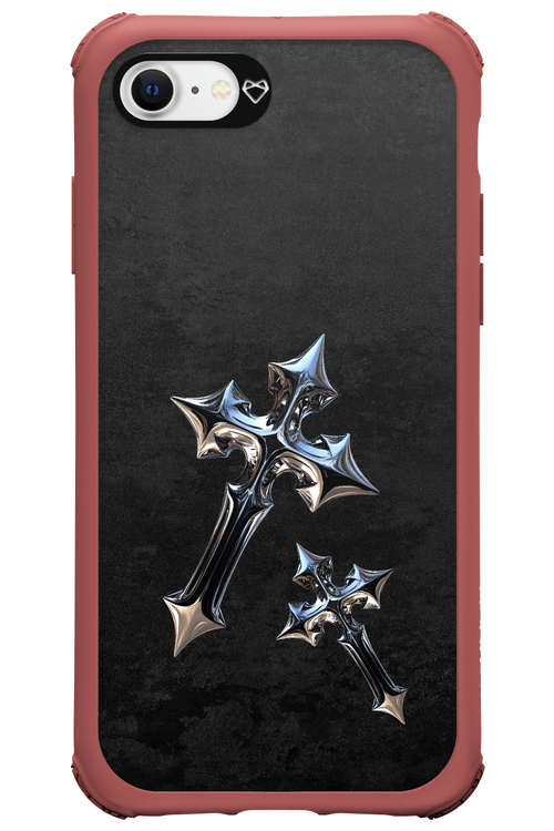 Chrome Crosses - Apple iPhone SE 2022