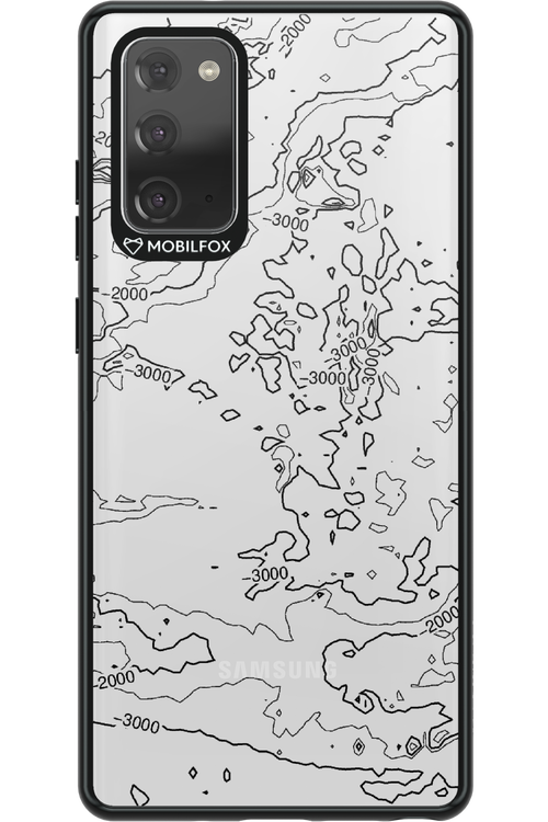 Contour Map - Samsung Galaxy Note 20