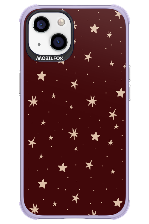 Burgundy Stars - Apple iPhone 13