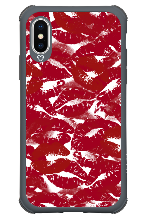 Burgundy and Kiss 2.0 - Apple iPhone X