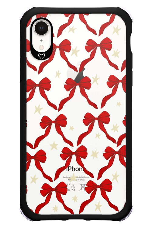 Bow & Stars (Transparent) - Apple iPhone XR