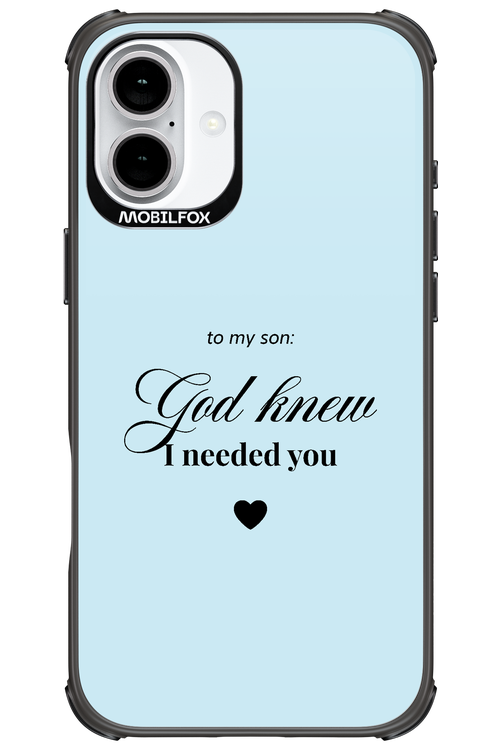 To My Son 2.0 - Apple iPhone 16 Plus