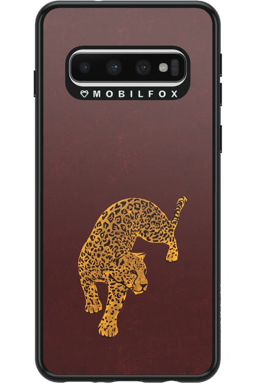 Burgundy Leopard - Samsung Galaxy S10