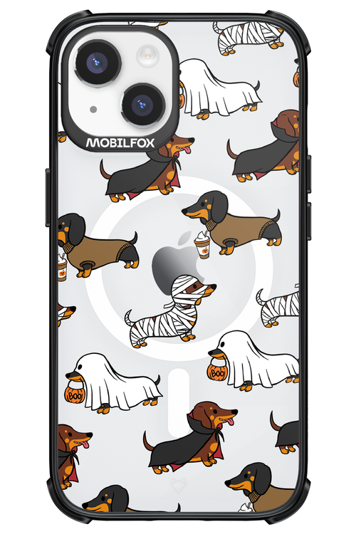 Scary Dachshund (Transparent) - Apple iPhone 14