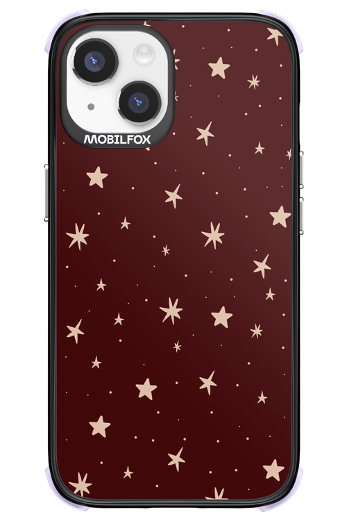 Burgundy Stars - Apple iPhone 14