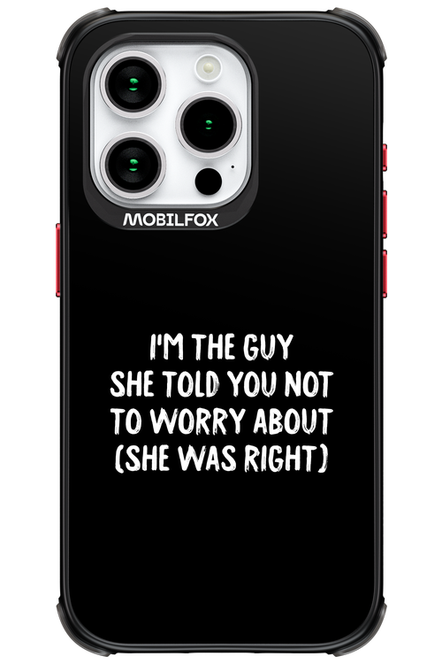 She was right 2.0 - Apple iPhone 15 Pro