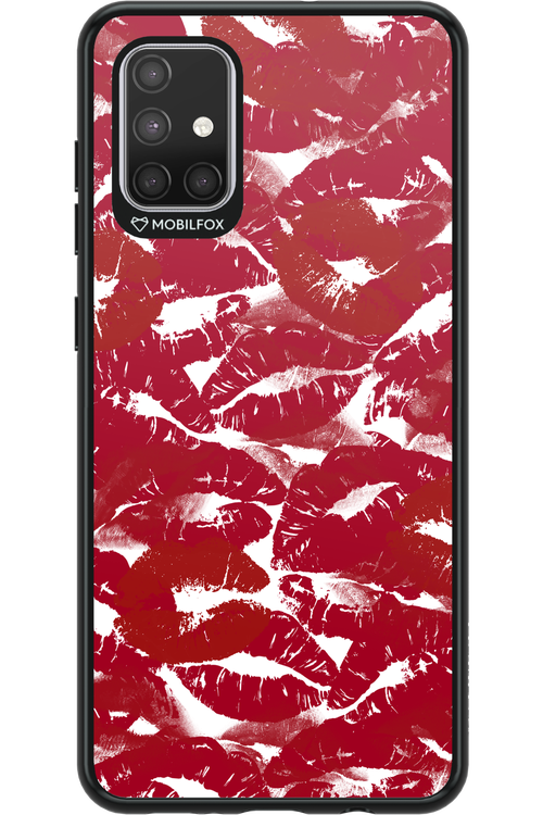 Burgundy and Kiss 2.0 - Samsung Galaxy A71