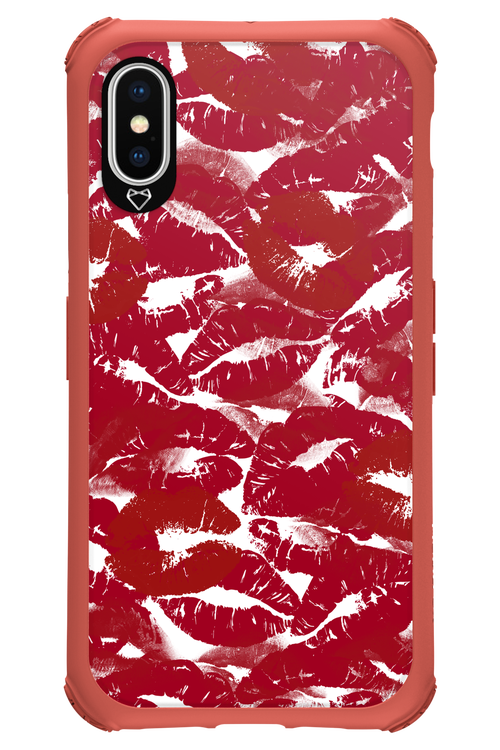 Burgundy and Kiss 2.0 - Apple iPhone X